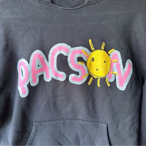 Pacsun Fun Black Sunscreen Hooded Sweatshirt - Picture 2 of 10
